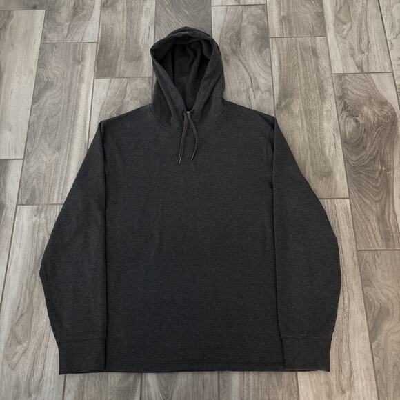 J.Crew Knit Goods Men's Sweatshirt Hoodie Gray Size XL Pullover Front Pockets - Picture 1 of 8
